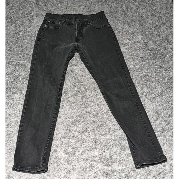 Levi's 511 Men's Size 28x30 Black Denim Flaw - Picture 1 of 14